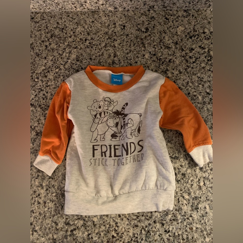 Two Disney Winnie the Pooh Sweatshirts, Gender Neutral